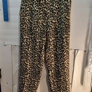 J.Crew Jamie Pant Animal Print Business Casual Trouser Career Pants Office Comfy